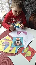 48 unids/set niños de dibujos animados de papel de color de plegado y corte juguetes kingergarden arte DIY juguetes educativos con herramientas