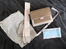 Bolso pequeño de estilo coreano para mujer, bandolera de hombro cuadrada, con correa de hombro ancha, a la moda, 2021