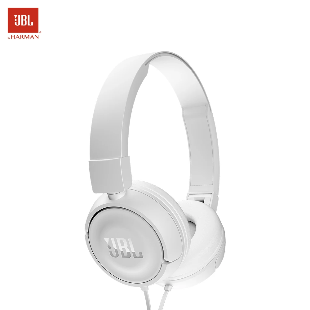 Пользовательские наушники JBL T450 - Цвет: Белый