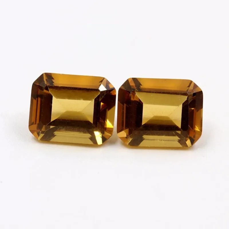 

Wholesale High Quality Natural Loose Gemstone Citrine Octagon 4*6mm Jewelry Accept Custom Size