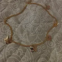 Modyle-collar con colgante de mariposa para mujer, joyería con diamantes de imitación brillantes, llamativo, gargantilla de cristal, para regalo