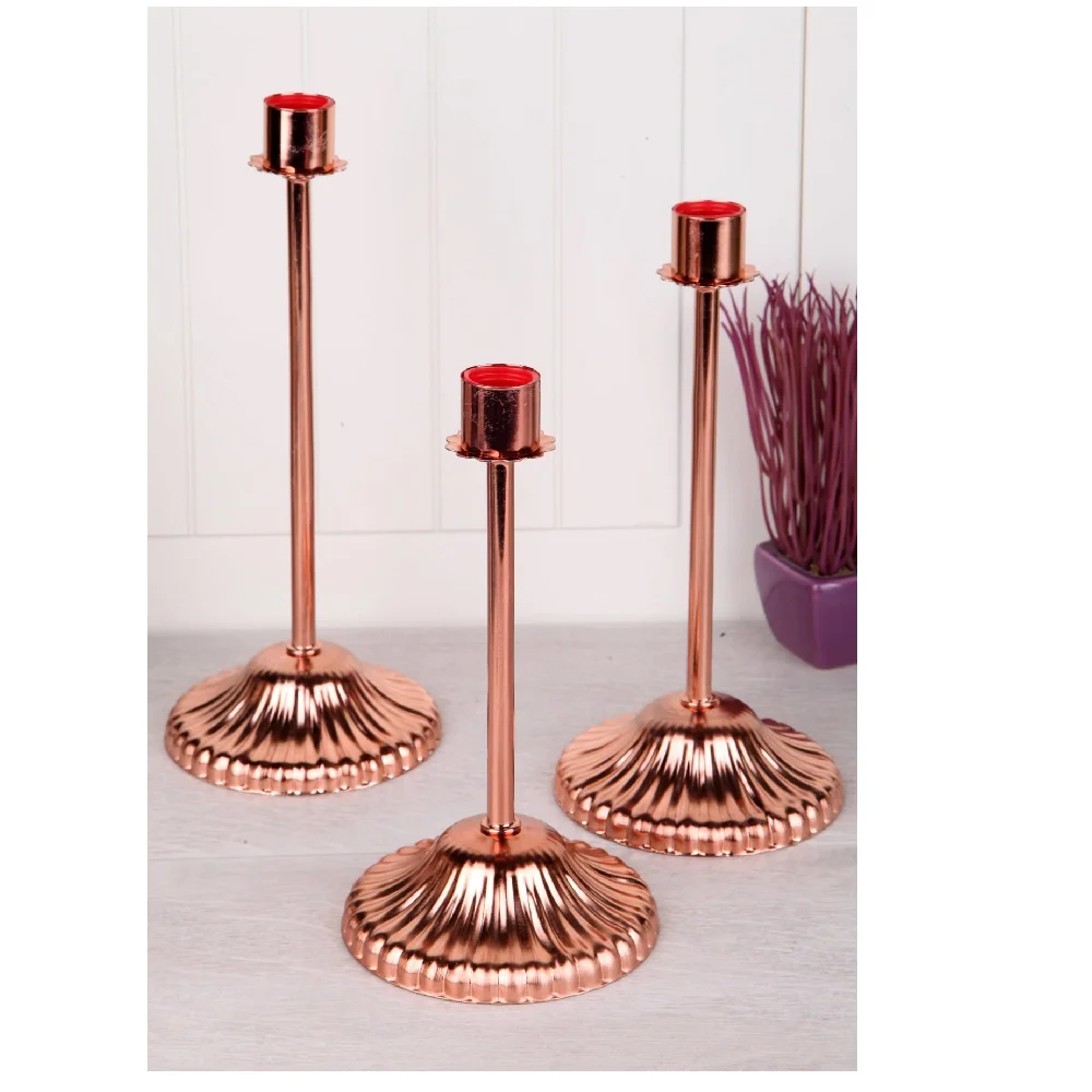 Metal Lux 3'lü Candelabra Crystal Candle Holder 3 Arms Table Centerpiece Wedding Buffet Party Office Cafe Tableware Accessories holder | Дом