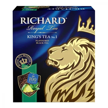 

Richard "King's tea" tea, black with additives, 100 bags