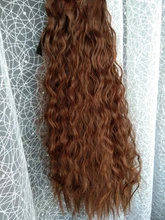 WIGSIN-extensiones de cabello sintético Afro rizado de 22 pulgadas, coleta con cordón, accesorios para mujer, color negro y marrón Natural