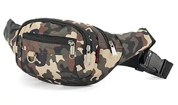

Benzi Bz-5296 camouflage fanny pack 4 zippers