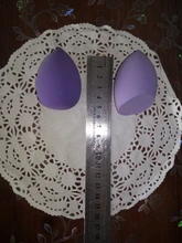 Maquillaje esponja de corrector suave esponja cosmética para polvos corte base con forma bisel Puff cosmético de las mujeres herramientas