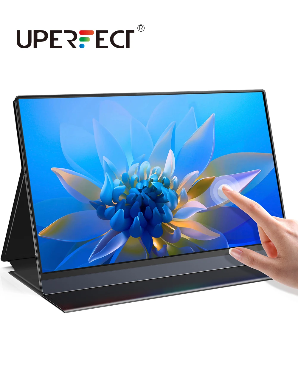 Портативный монитор UPERFECT 15 6 дюйма 10-точечный сенсорный экран встроенная батарея