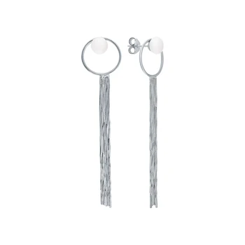 

Silver earrings with pearls sunlight sample 925