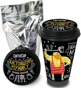 

Coffee chokocat CoffeeCup "real man", ground, 100 gr