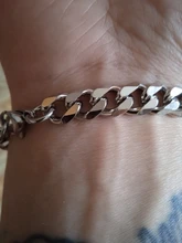 Pulsera cubana de acero inoxidable para hombre y niño, 7/9/10mm de ancho, joyería clásica