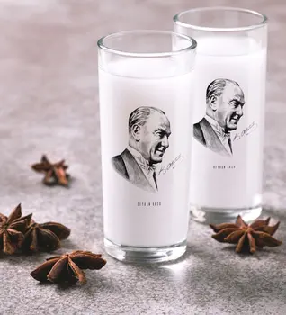 

Personalized Colorful Printed Ataturk Themed Dual Arrack Cup Seti-10