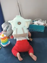 Almohada de protección para la cabeza de bebés almohada anticaída suave de algodón PP, cojín Protector para aprender a caminar, Protector para sentarse