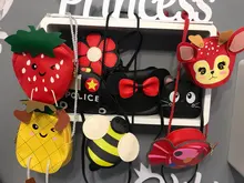 Monedero pequeño de bolsillo para niños, bolso cruzado de cuero PU de dibujos animados, de cuero de PU bolso de hombro, 2020