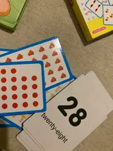 Tarjetas de aprendizaje de números Montessori para bebé, juguete educativo de matemáticas, juguetes de aprendizaje para niños, ayuda de enseñanza