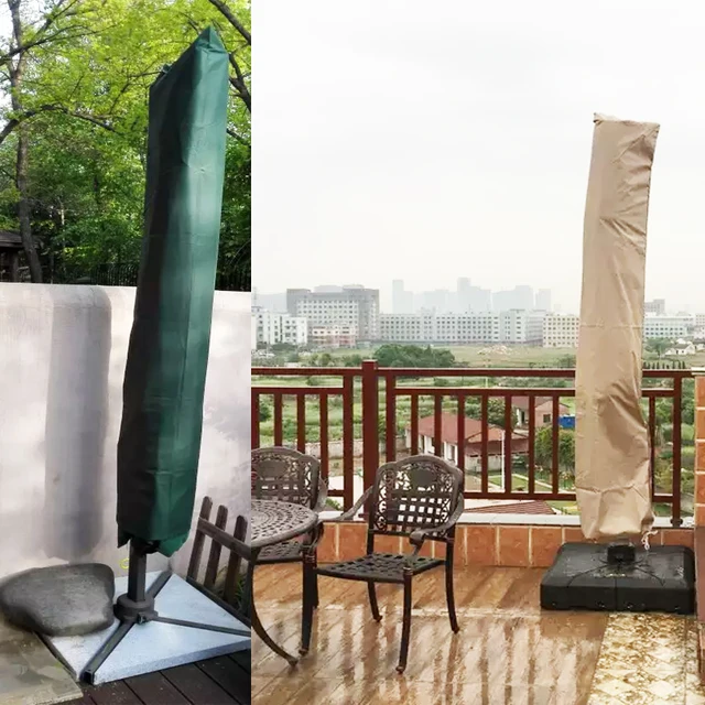 Lefedők A Luxus Napernyő/Esernyő, D35Xh250Cm, 200 Cm Cipzár Egyik Oldalán, Vízálló És Porálló, 5 Szín - Image 5