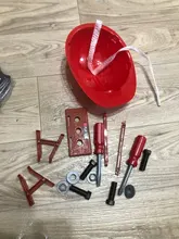 Kit de caja de herramientas educativas para niños, herramienta de reparación de simulación, juguetes de plástico para aprendizaje, ingeniería, juguetes para juego de imitación
