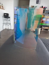 Carpeta con apariencia láser, organizador de cuaderno, libros, filofax, diario, bocetos o agenda escolar, accesorios y suministros de oficina, medidas A5 o A6