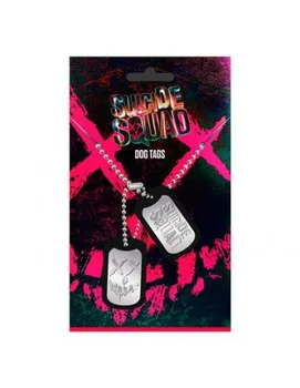 

DC COMICS suicide squad identification plates pendant