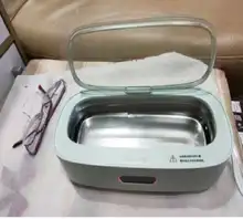 Limpiador ultrasónico para relojes, joyería, lentes de contacto, dentadura, maquillaje, cepillo, máquina de esterilización por ultrasonido