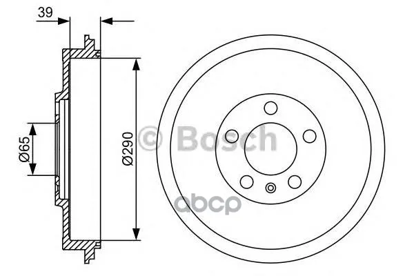 Барабан Тормозной Skoda Octavia 96- Bosch арт. 0986477152