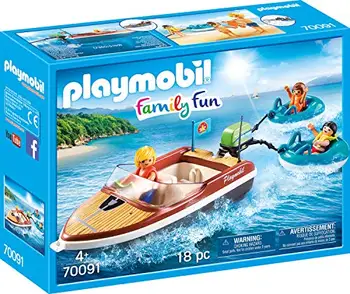 

PLAYMOBIL Family Fun boat with floats, from 4 years (70091)