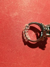 Diseño de Fashin, 10CM, 4 piezas, bricolaje, transparente, Vintage, espiral, tamaño del anillo, protector, reductor, herramientas y equipos de joyería