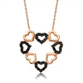 

925 sterling Silver Heart Love Women Necklace