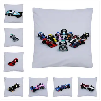 

Legoo sports racing pattern Soft Short Plush/Linen Cushion Cover Pillow Case for Home Sofa Car Decor Pillowcase 45X45cm