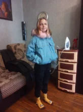 Short Coat Denim Jacket Elexs Korean Big-Fur-Collar Velvet Female Thick Student Winter