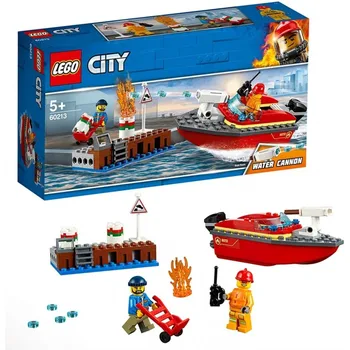 

LEGO City Fire-flames on the dock