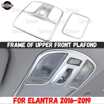 

Frame of upper front plafond case for Hyundai Elantra 2016-2019 ABS plastic molding 1 set / 2 pcs decoration car styling
