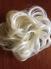 AILIADE-moño de goma elástica para mujer, sombreros de niña, moño desordenado, Donut, gris, marrón, Goma elástica para el pelo, banda de goma, extensiones de cabello