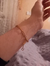 1PC 4mm nuevo 304 de acero inoxidable Cadena de eslabón de Cable pulseras para Mujeres Hombres oro óvalo Color plata Pulsera regalo de la joyería 19cm de largo