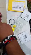 6mm Natural stone beads Bracelet 2pcs/set CZ Ball Beaded bracciali femme Friends Bracelets