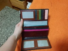 Purse Female Leather Wallet WESTAL Genuine-Leather Long Women Patchwork for Cards 544