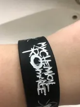 Pulsera de silicona para hombre y mujer, banda de música Punk Rock