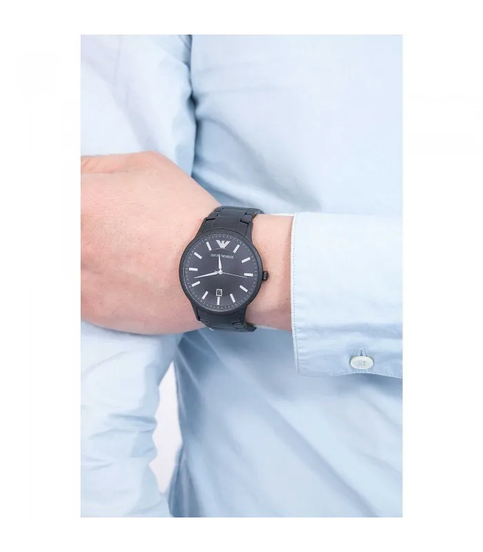 Часы enato черные стальные мужские ONLY TIME AR11079