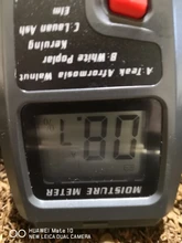 EMT01 de dos pines Digital medidor de humedad de madera 0-99.9% de probador de la humedad de la madera húmeda Detector con una gran pantalla LCD