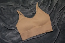 Sports-Bra Seamless-Crop-Top Active-Tank Wmuncc-Strap Gym Workout Push-Up Yoga Women Fitness