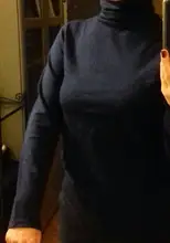 Womens Sweater Turtleneck AMII Tops Solid-Basic Winter Causal Autumn Minimalism 