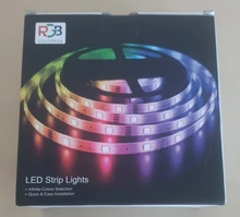 luces led,RGB 5050/SMD2835 cinta Flexible DIY tira de luz Led RGB cinta de diodo DC 12V app bluetooth