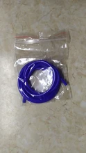 Manguera de silicona azul resistente al calor, tubo Flexible de Gel de sílice para acuario, bomba de aire de grado alimenticio, 100cm, 2 ~ 32mm