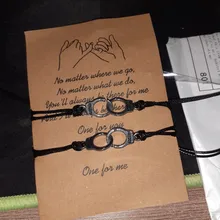 Charmsmic-Pulseras con amuleto de 8 signos, Color plateado, Estilo Vintage, para amantes amigos, chicas y mujeres