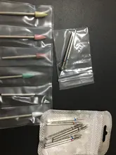 Brocas de silicona para uñas, juego de brocas rotativas eléctricas, limas para pulidor de manicura y pedicura, accesorios para máquina, herramientas, 6 uds.