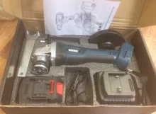 WOSAI-amoladora angular inalámbrica M14, herramienta eléctrica de corte sin escobillas, 20V, iones de litio