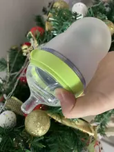 Biberones de silicona para bebé, Verde Botella/rosa, 5 oz y 8 oz, 2 paquetes, sin BPA