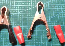 Connector-Plug Battery Caravan Alligator-Clips Test-Lead-Clips Power Crocodile Black