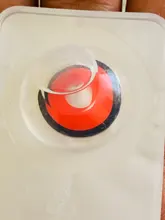 2 unids/par-lentillas de colores para disfraz de Halloween, lentes de contacto para ojos de Anime, colores para Cosplay, Rojo
