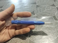 Herramienta de punzonado central multifuncional, 5 pulgadas, con resorte central, marca de indentación de madera, herramienta para carpintería