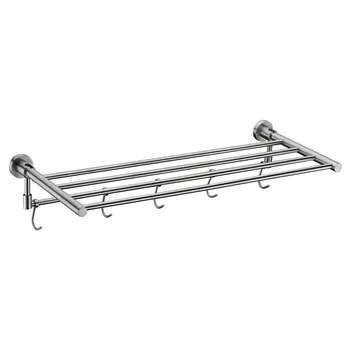 

Towel shelf with hooks Melana AISI 304 satin mln-s2221